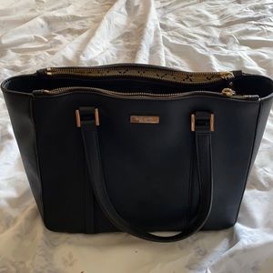 Black leather Kate Spade purse